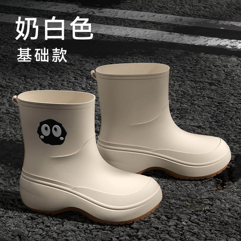 新品中筒雨鞋女款2026新款春夏季防水防滑雨靴厨房钓鱼水鞋耐磨胶