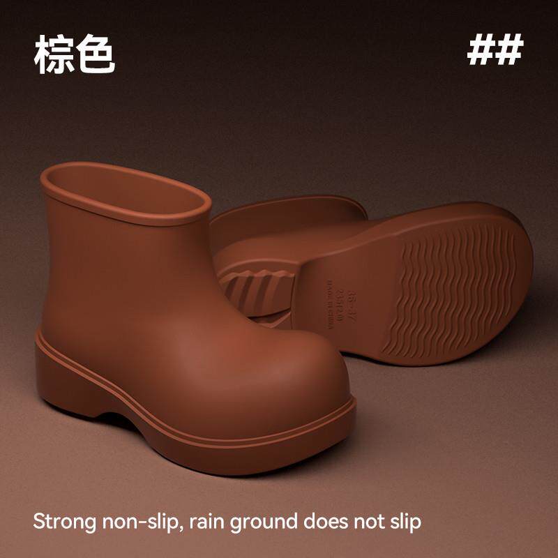 新品雨鞋女款2026新款时尚休闲户外穿防滑短筒成人防水鞋软底女士
