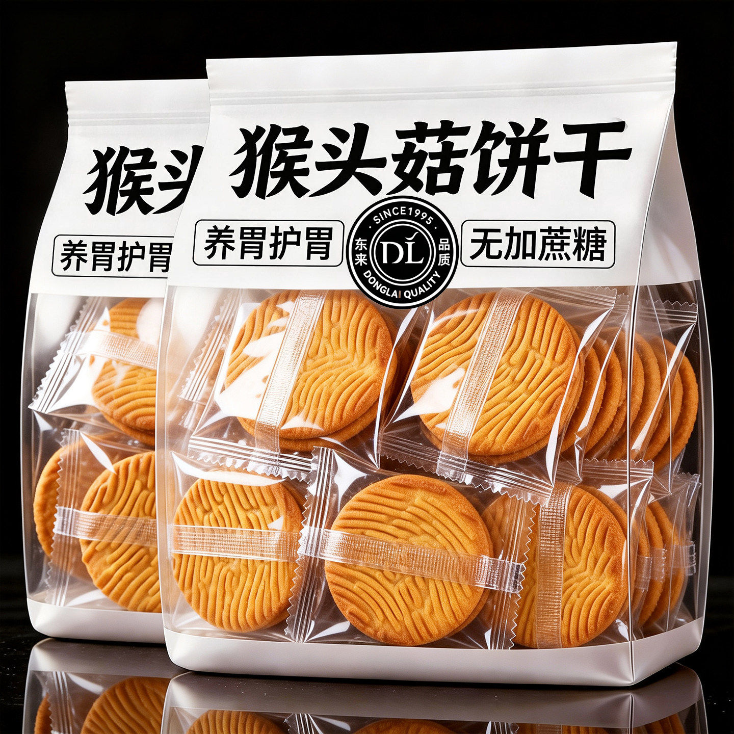 农科院荐无蔗糖猴头菇饼小包装