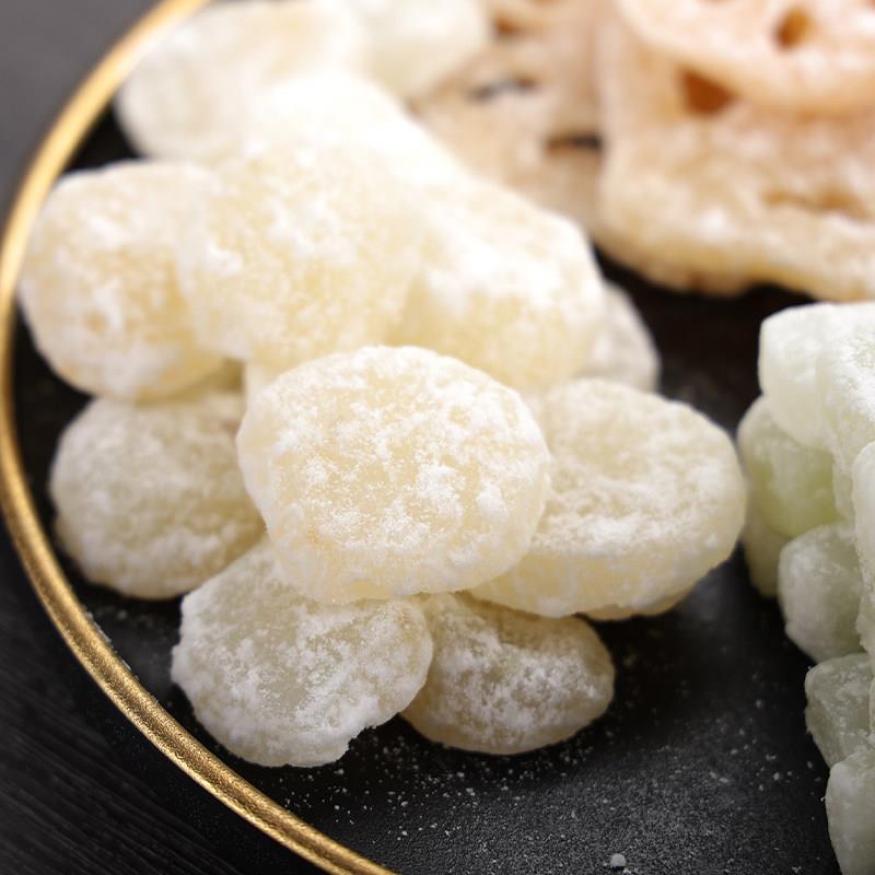 新品广东潮汕老式糖莲藕片冰糖莲子马蹄传统喜糖组合手工零食蜜饯