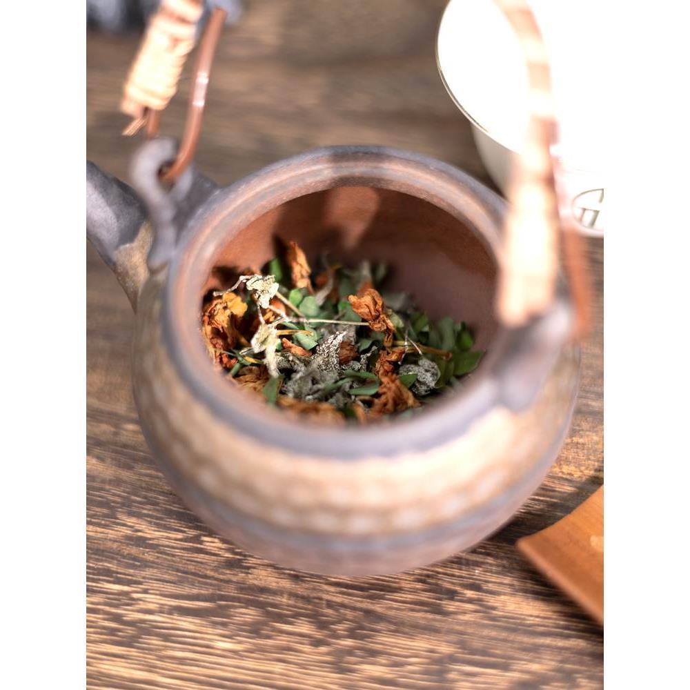 三和茶 广东省凉茶 三合茶 溪黄草鸡骨草叶罗汉果花 一斤三瓶500g