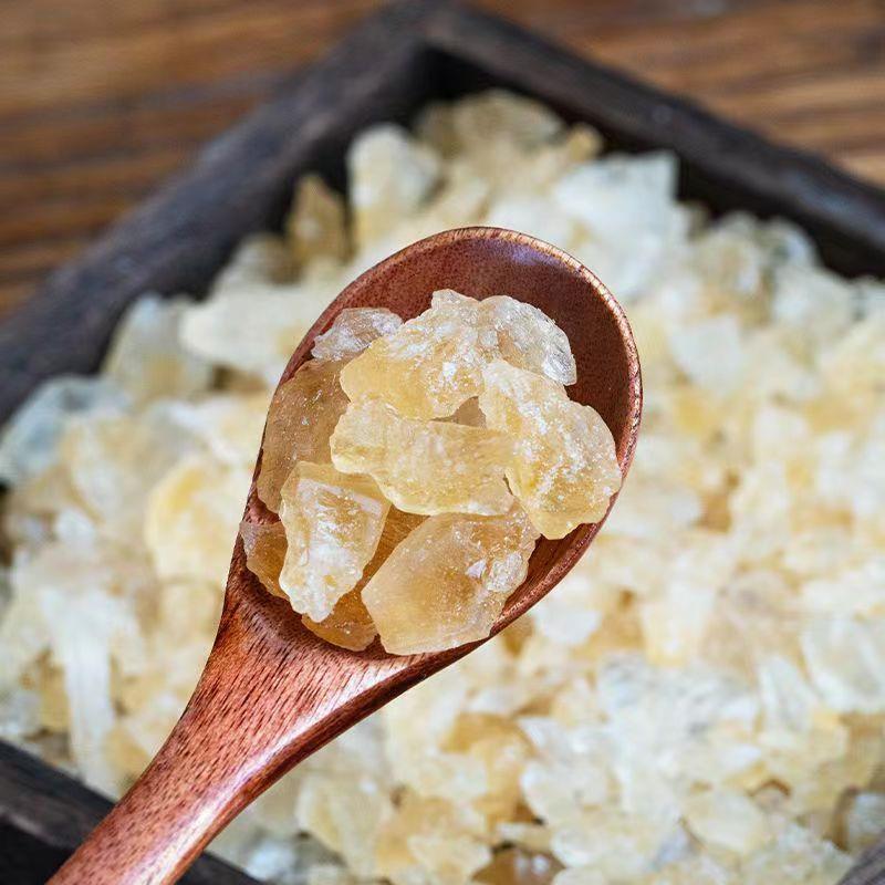 正宗小块黄冰糖多晶碎冰糖纯甘蔗阿胶用老冰糖粉500g 5斤包邮