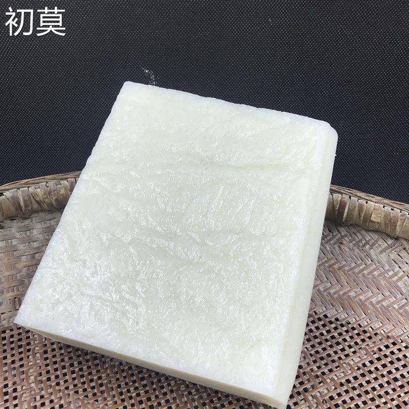 湖北特产荆州石首公安监利纯手工糯米餈粑白餈粑年糕年货儿时味道