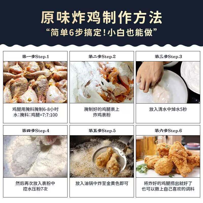 新品申味 脆麟包裹粉 炸鸡粉裹粉 商用 脆皮香酥 起麟片裹粉 整箱