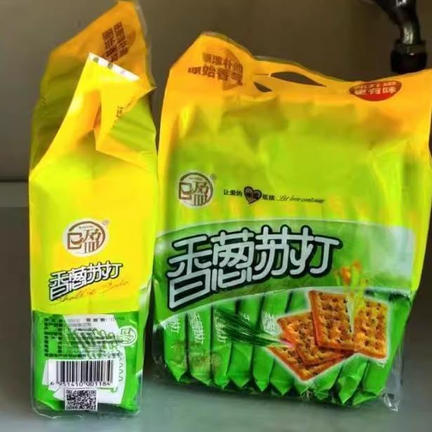 日盈咸味香葱苏打饼干500g包装咸味代餐零食小吃多口味休闲食品