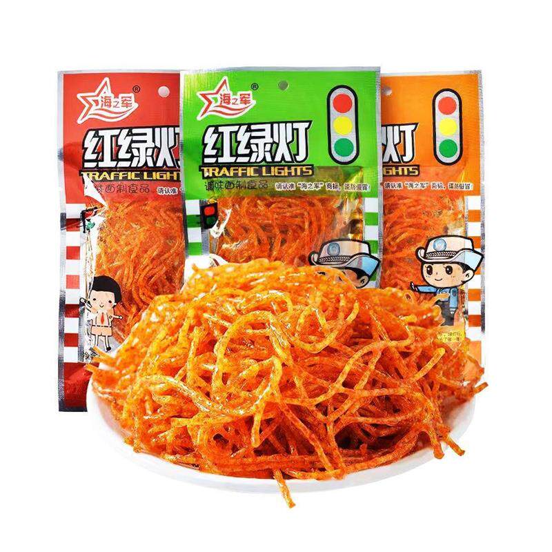 海之军红绿灯辣条零食麻辣