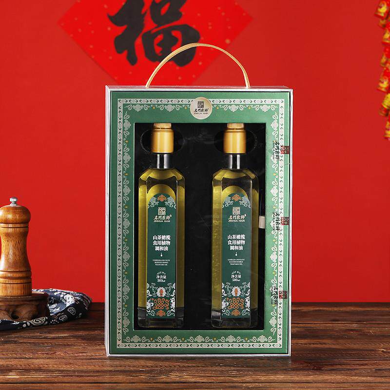 年货山茶橄榄调和油礼盒装