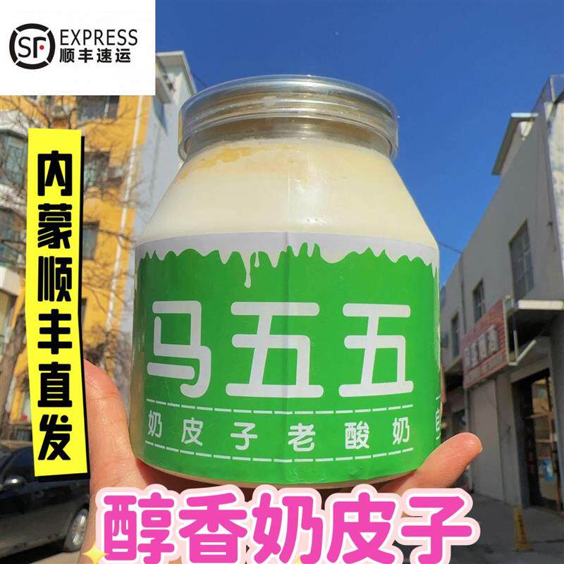 马五五奶皮子酸奶内蒙经典