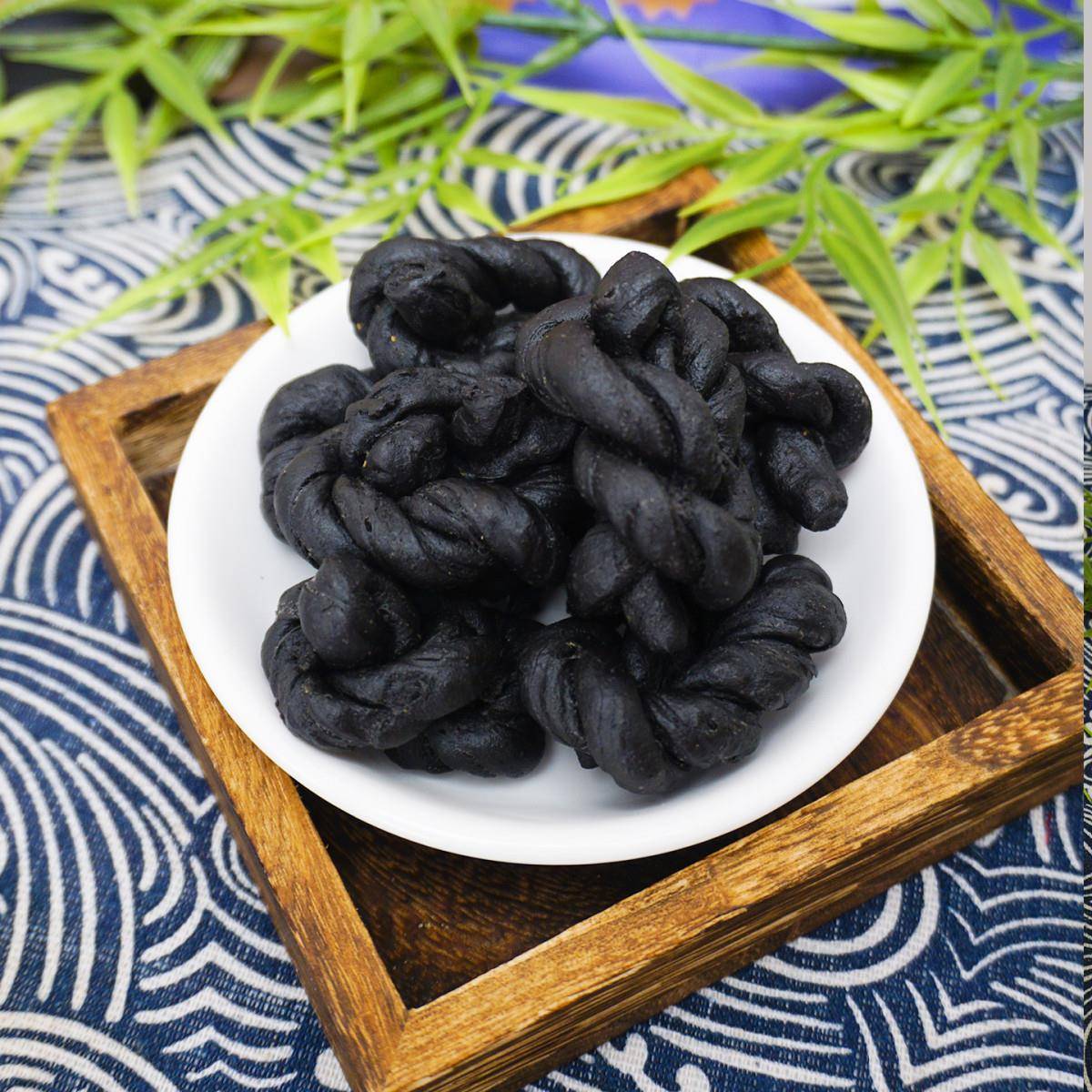 重庆陈昌银五黑麻花300g手工发酵小袋醇香休闲小零食景区同款送人