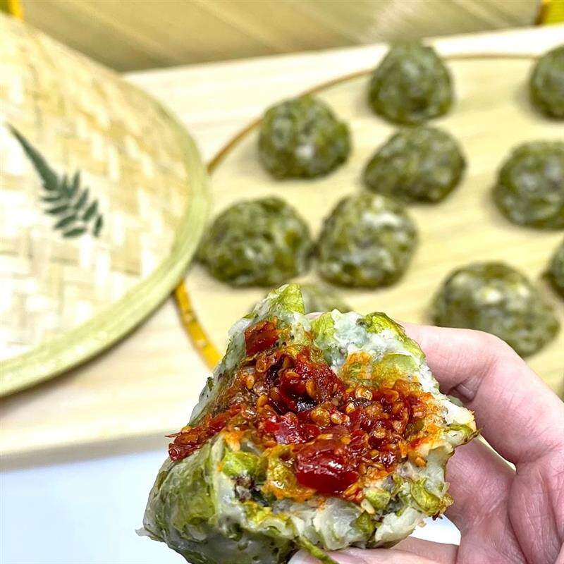 年货槐花窝窝头新鲜蔬菜粗