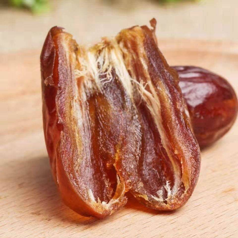 伊拉克黄金椰枣500g自然晾干沙漠蜜枣正宗大黑椰枣零食大颗