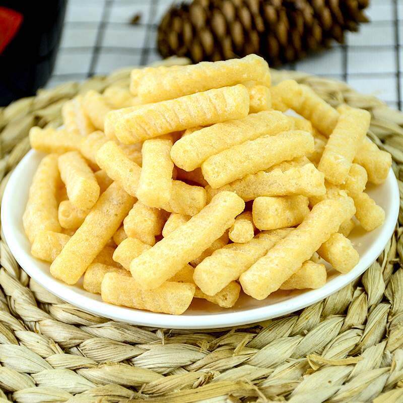 巧巧虾条原味海苔味膨化儿