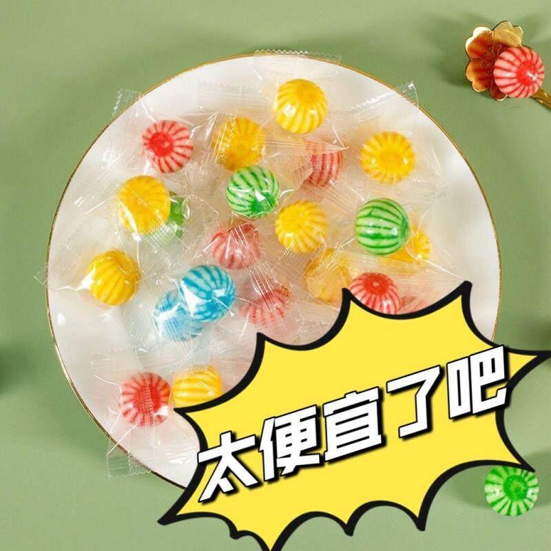 西瓜泡泡糖独立包装8090休闲怀旧零食儿童混合糖果散装水果口香糖