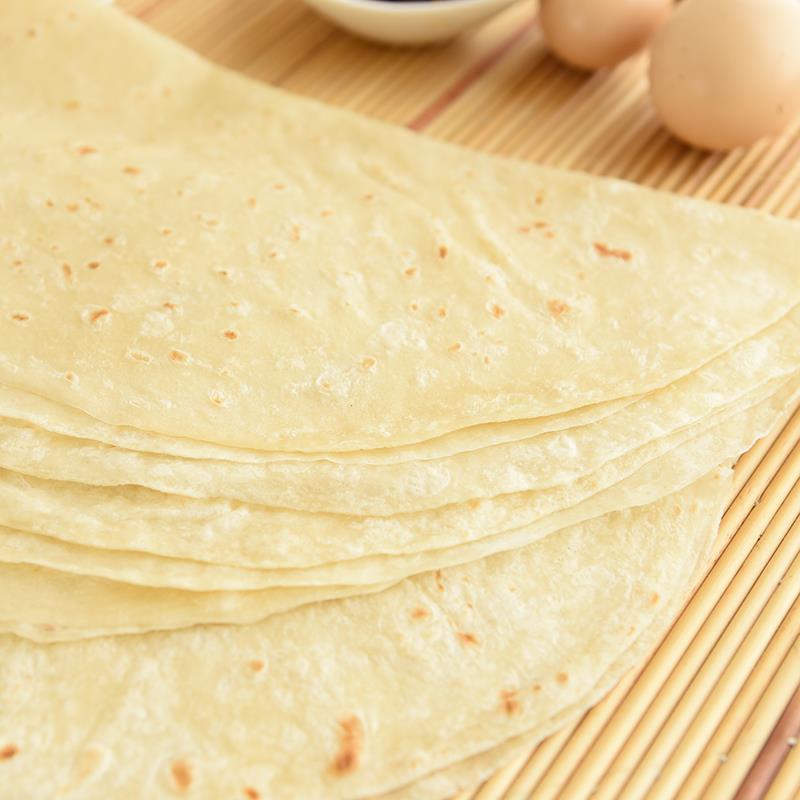 山东正宗景芝三页饼单饼手工擀饼薄卷饼烙饼北方面食大饼春饼包邮