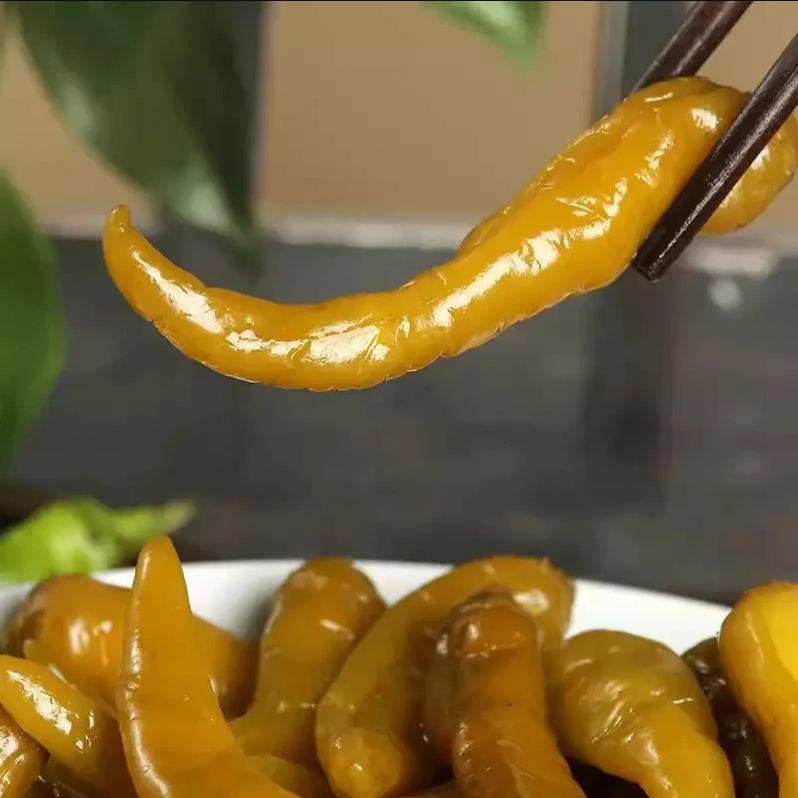 泡二荆条泡椒泡辣椒酸辣椒酸海椒老坛青红辣椒自制四川重庆泡菜