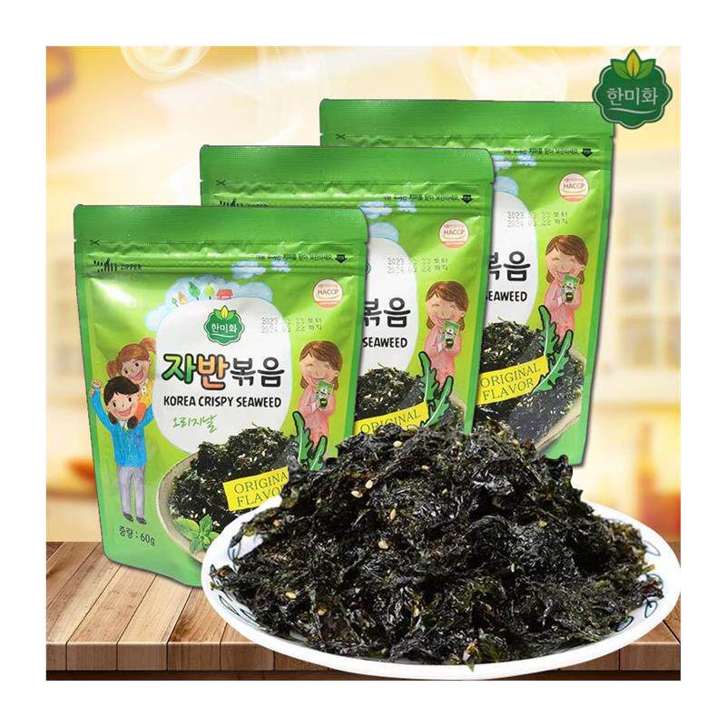 韩国进口零食品韩美禾炒海