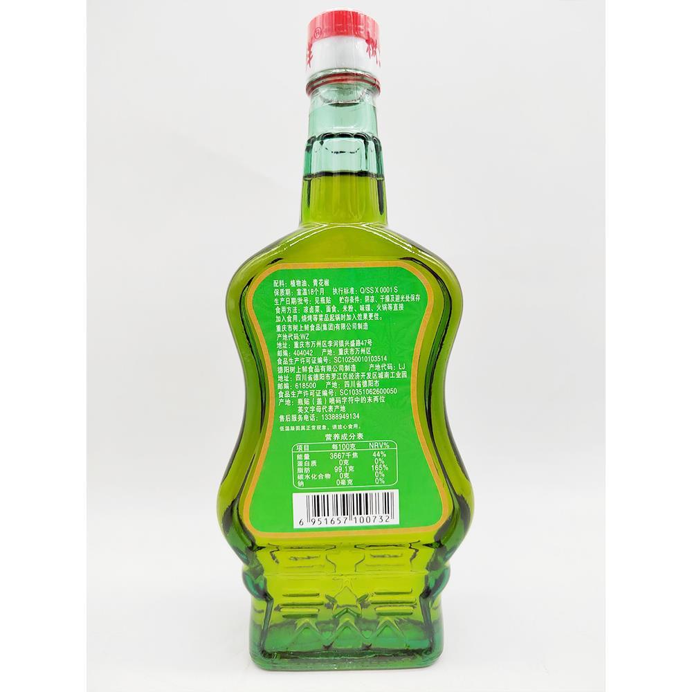 树上鲜鲜榨青花椒油400ml*6瓶米线麻油四川特产重庆藤椒凉拌调味
