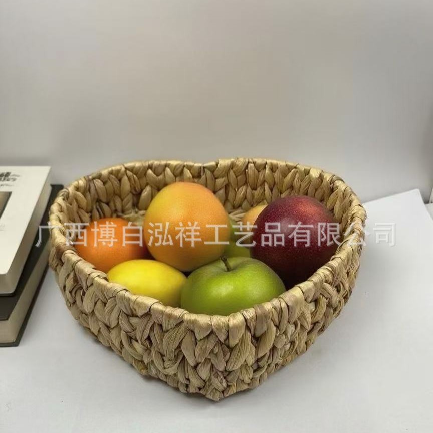 草编收纳筐水草编收纳筐浴室厨房收纳筐果篮子