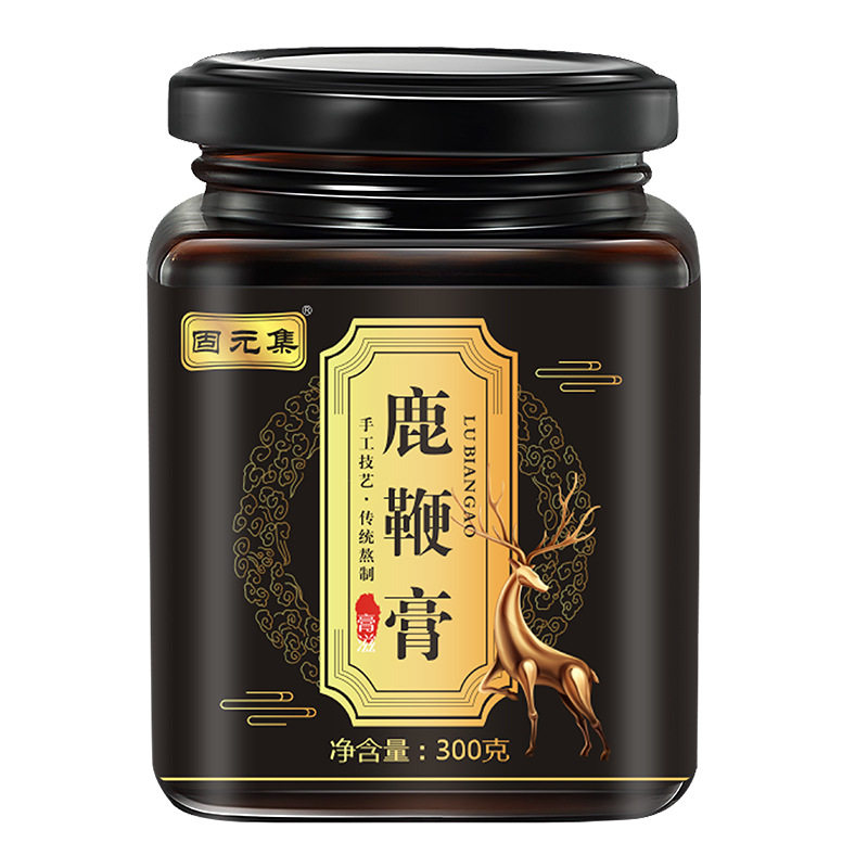 (正品)人参鹿鞭膏玛卡黄精枸杞膏高纯度男人古法滋补膏瓶装