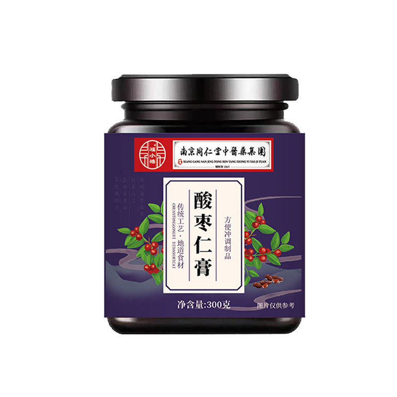 南京同仁堂党参茯苓酸枣仁膏睡眠质量差失眠多梦酸枣仁粉安神助眠