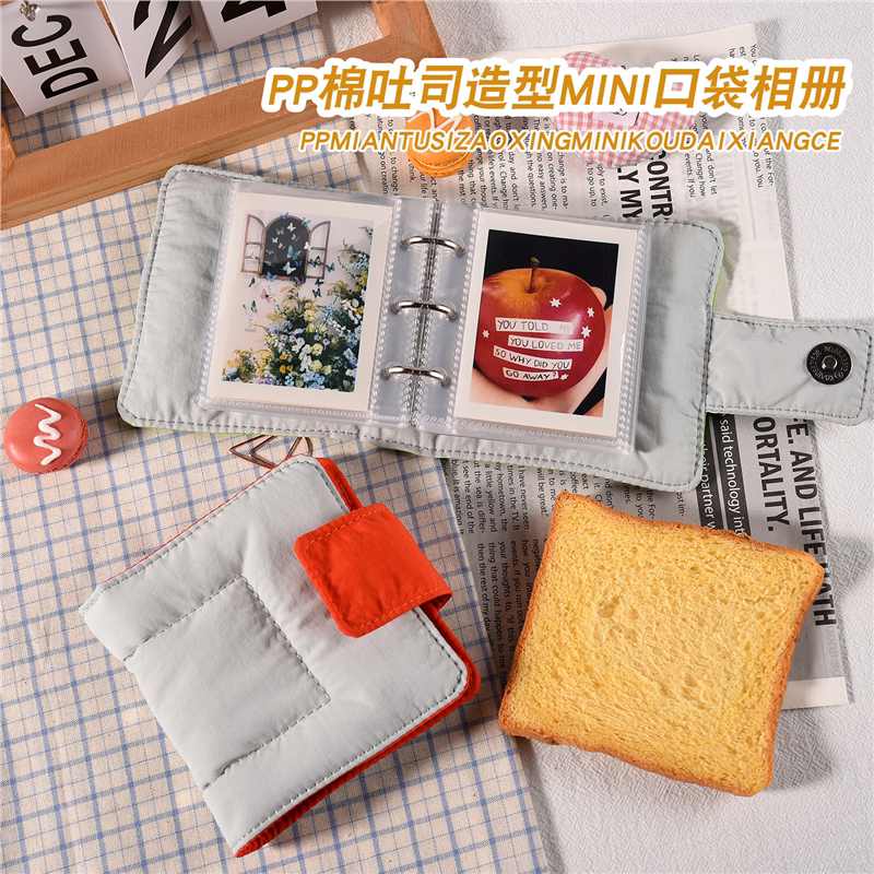 可爱吐司一宫格拍立得mini小相册图片