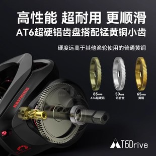 24款卡斯丁鸿隼Pro微物水滴轮路亚轮远投防炸线渔线Y轮超轻量鱼轮