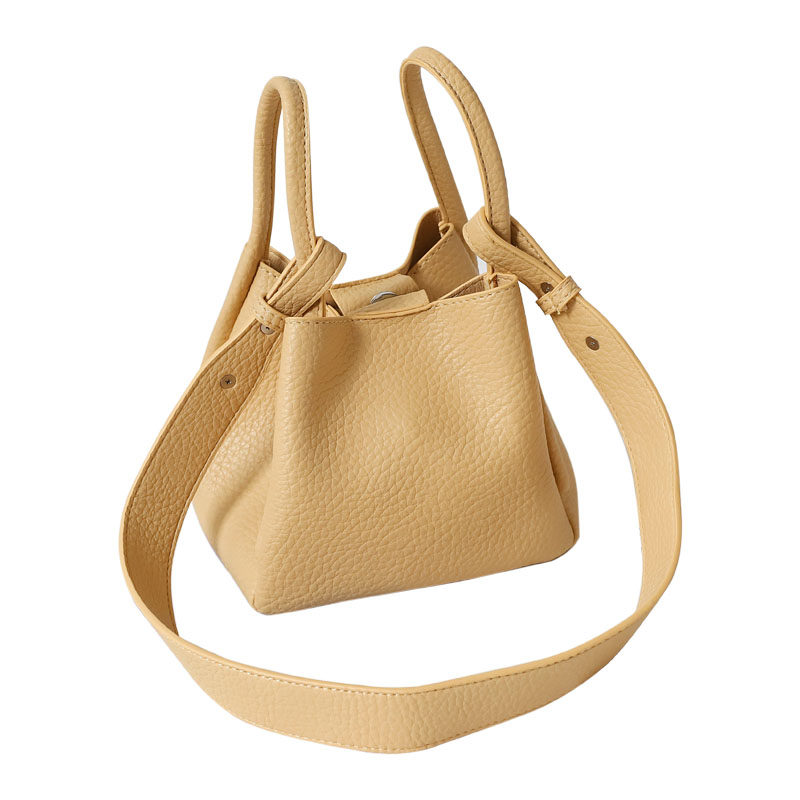 上班小拎包轻便菜篮子女包水桶包A包2023新款软皮包手提夏单肩斜,箱包皮具/热销女包/男包,水桶包,淘宝优惠券,粉丝福利购,淘宝优惠卷