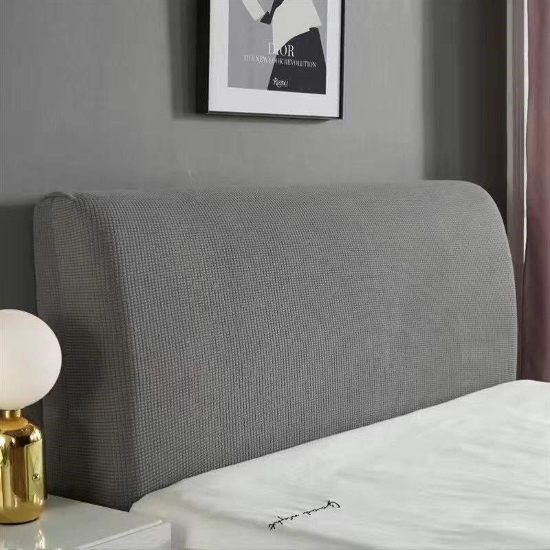 拆洗科技保护套沙发床加厚布艺靠垫欧式防撞床头V靠背垫套罩万能