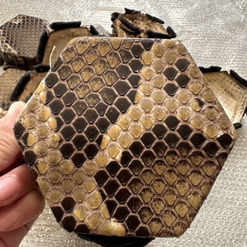 (可选皮)二胡皮 蟒蛇皮 六角二胡蟒皮 手工皮 琴皮 Z(送胶水)