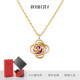 ROSECITY四叶草925银项链纯银颈链轻奢高级感配饰节日送女友礼物