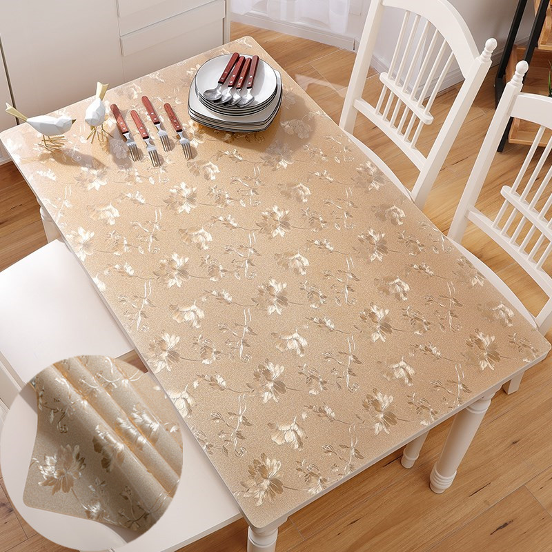 软玻璃桌布防水桌面保护膜茶几垫子正方形PVC塑胶台面餐桌垫胶垫