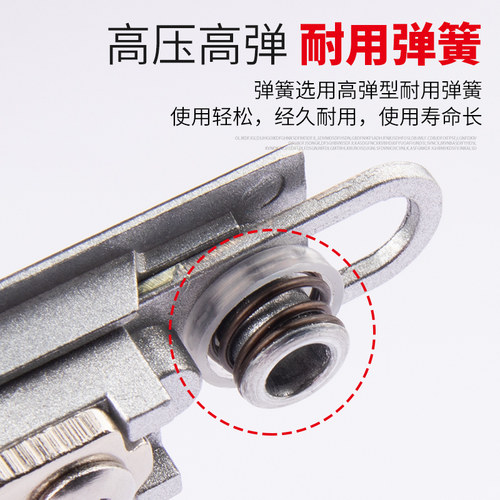 加厚90勾锁 双面勾锁 90铝合金窗户勾 老式铝合金门窗锁 门窗配件