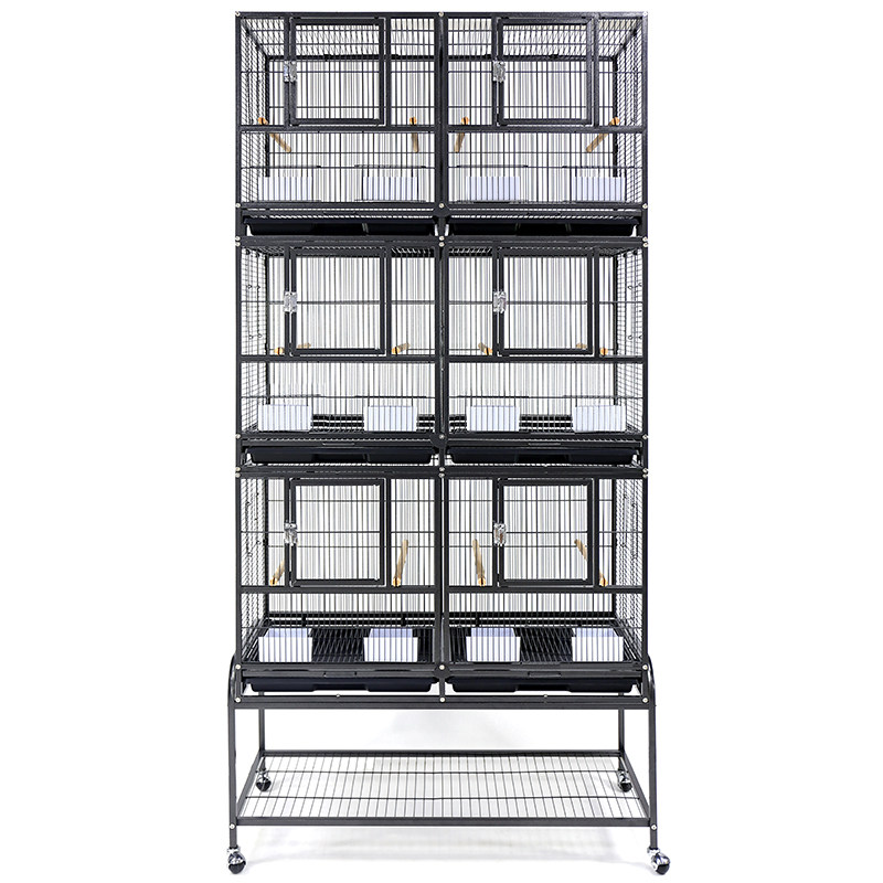 达洋直营 大型群鸟笼繁殖笼三层鹦鹉笼大号配对笼玄凤虎皮牡丹A47