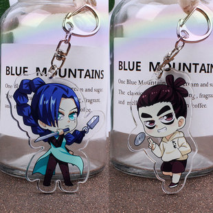 国漫刺客伍六七书包小挂件钥匙扣亚克力学生理发师阿七动漫周边