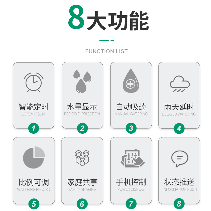 智能定时控制器神器自动比例泵施肥驱蚊浇水降温喷雾系统浇花喷淋