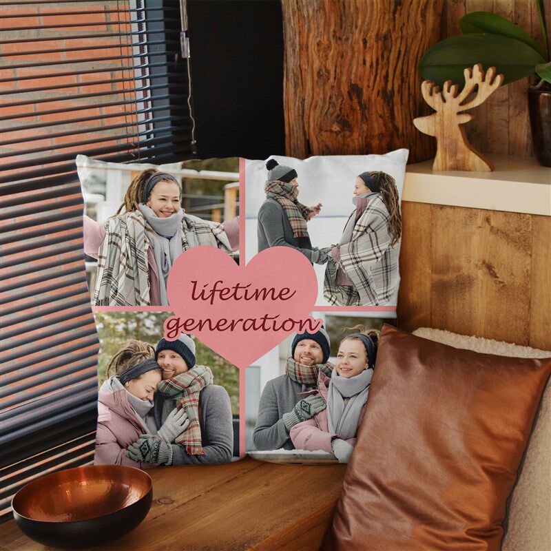 抱枕定制毕业礼物DIY沙发靠垫双面可印图片枕套情侣靠枕定制枕头