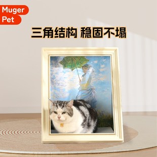 油画猫窝猫抓板画框相框世界名画猫爪板耐磨四季通用田园中古一体