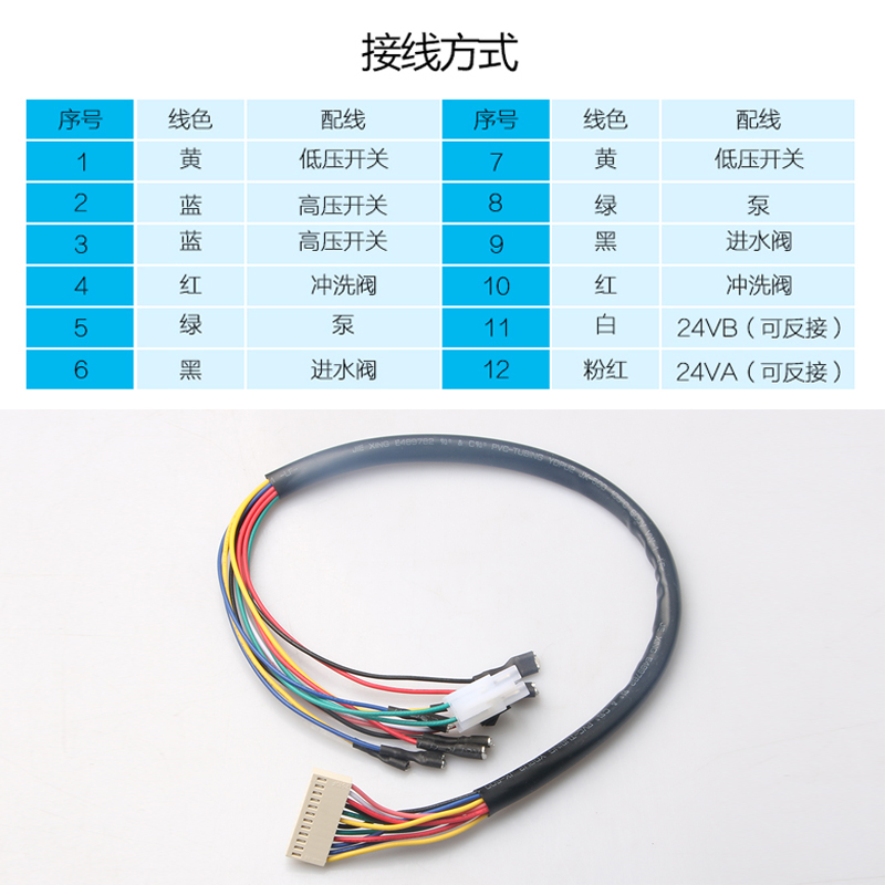 净水器智能电脑控制板彩灯显示屏两键触摸屏纯水机电路板通用配件
