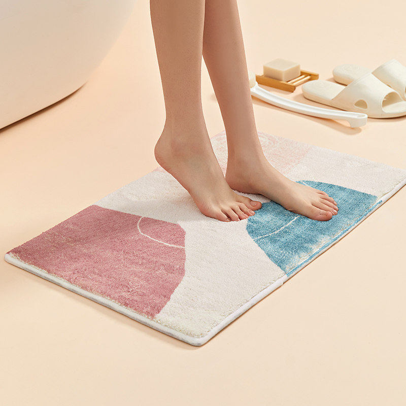 【浴室吸水地垫】北欧风卫生间门垫卧室门口进门地毯厕所防滑脚垫,居家布艺,家用脚垫,淘宝优惠券,粉丝福利购,淘宝优惠卷