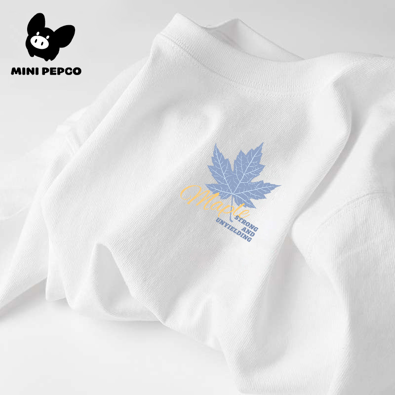 mini小猪班纳白色纯棉打底衫外穿