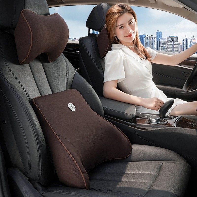 汽车头枕腰靠记忆棉车载腰托护腰靠垫车用护颈枕腰枕腰部支撑四季,居家布艺,腰靠垫,淘宝优惠券,粉丝福利购,淘宝优惠卷