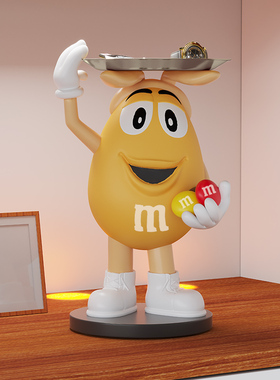 mm豆子客厅玄关入户进门鞋柜钥匙收纳托盘高级感工艺品装饰品摆件