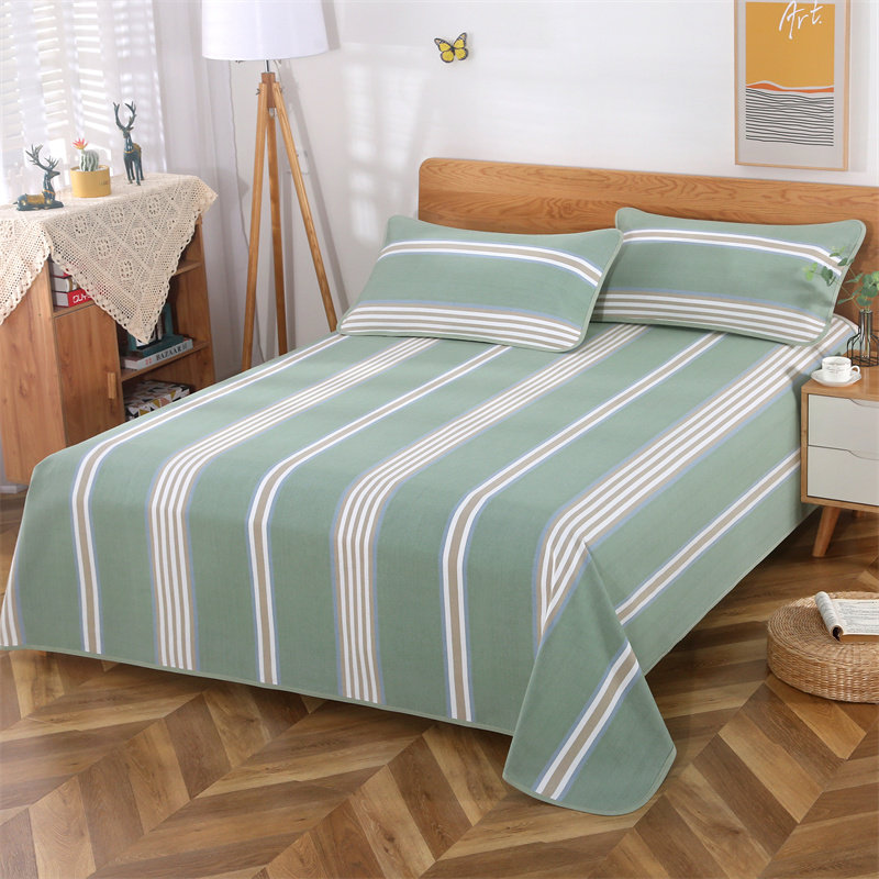 精梳棉老粗布床单三件套纯棉加厚加密夏季空调席全棉1.8m粗布凉席,床上用品,床单,淘宝优惠券,粉丝福利购,淘宝优惠卷