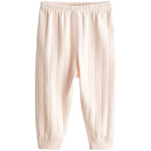 婴儿秋裤可开档纯棉春秋季单穿冬季打底内穿裤子男女宝宝家居睡裤