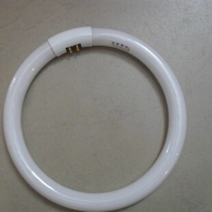 T6环管圆形吸顶T5灯管4针3基色白光22w32瓦40W厨房过道环形管配件