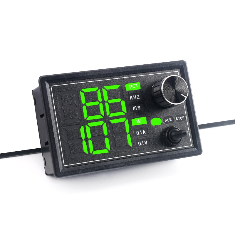 5V12V24V大功率PWM直流有刷电机调速器控制LED调光数显占空比开关