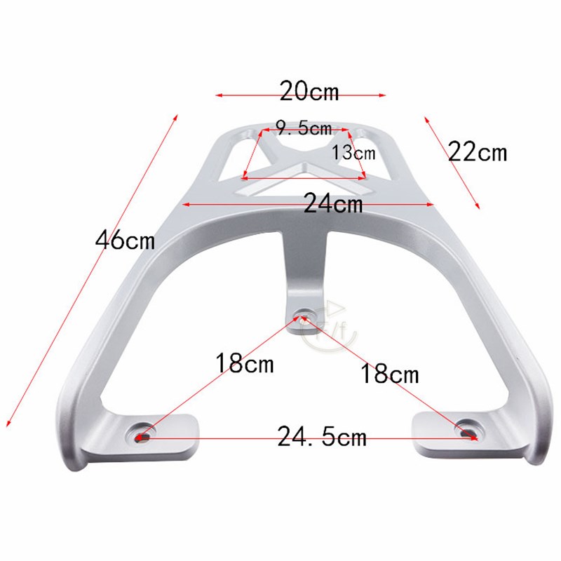 适用哈铃嘉迪星空牛N7改装配件后尾翼靠背提车扶手铝合金加长货架
