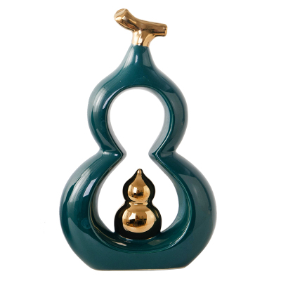 北欧轻奢风高档葫芦摆件家居客厅玄关酒柜电视柜装饰乔迁新居礼品