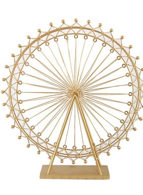 北欧创意摩天轮摆件旋转发光家居装饰品客厅房间餐厅咖啡厅装饰品