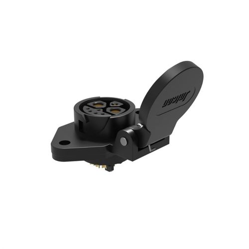 M23防水连接器电动车座子充电插头接线端子电子公母防水对接插头